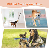 Interactive Dog Bungee Toy Rope Tug War for Pitbull Small Medium - image 2