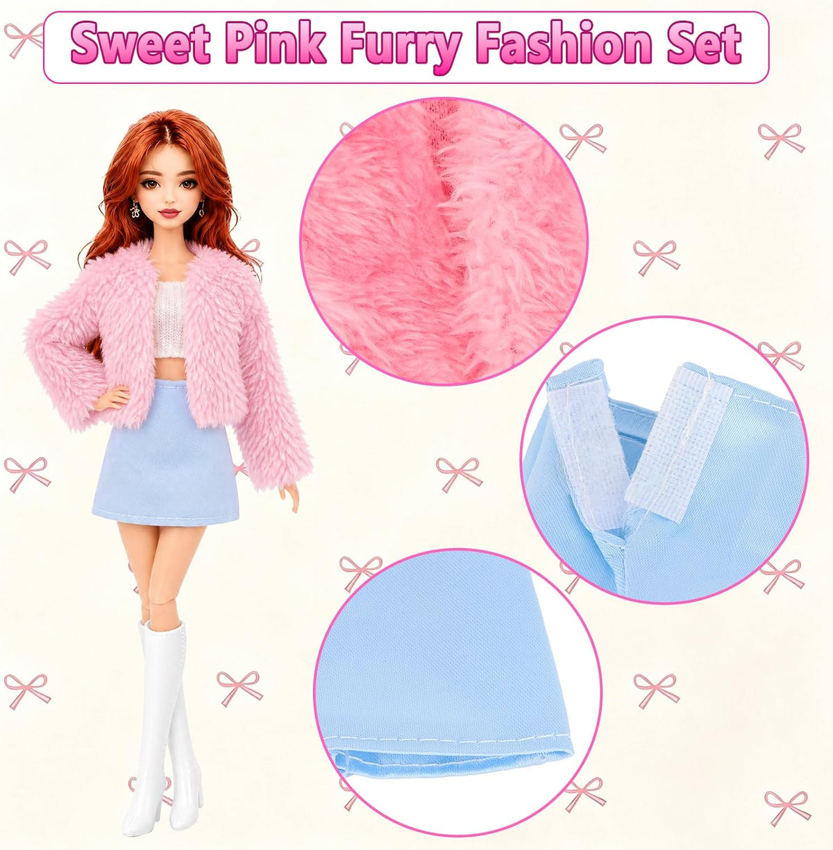 14 Sets Doll Clothes Mermaid, Floral Dresses - image 2