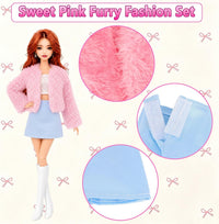 14 Sets Doll Clothes Mermaid, Floral Dresses - image 2
