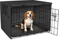 Explore Land Dog Crate Cover - Black / 36.0"L x 23.0"W x 25.0"H