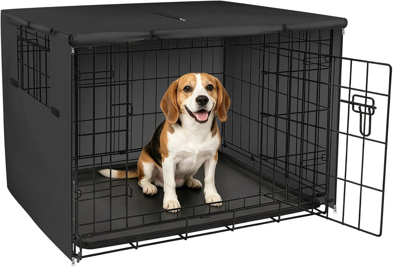 Explore Land Dog Crate Cover - Black / 36.0"L x 23.0"W x 25.0"H