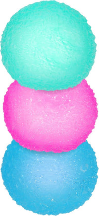 3pcs Squishy Textured Stress Balls Silky Fidget Toys - 3pcs-ball