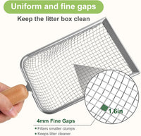 XBX Cat Litter Scoop with Holder, Metal Mesh Litter Scooper - image 4