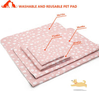 Washable Pee Pad for Dogs of 2Pack Reusable Puppy Non-Slip Pet - 36*41 / Pink - image 2
