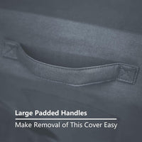 Replacement dog bed cover in waterproof 600D Oxford fabric, 30 x 20 x 3 inches - view 4