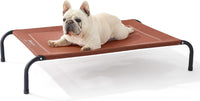 Bedsure Outdoor Elevated Cooling Dog Bed Large Sized Dog - Terracotta / 41.4"L x 26"W x 8"Th