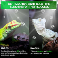 REPTI ZOO UVB Light for Tropical Reptile - 5.0 15W - image 3