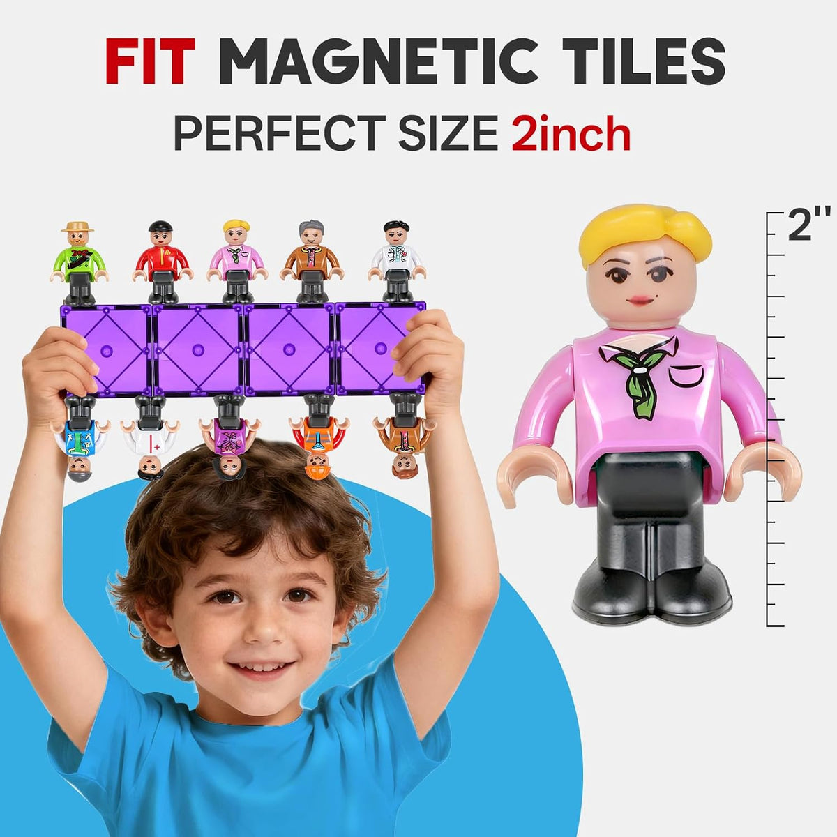 Magnetic People Figures for Kids - Magnetic People Figures - image 2