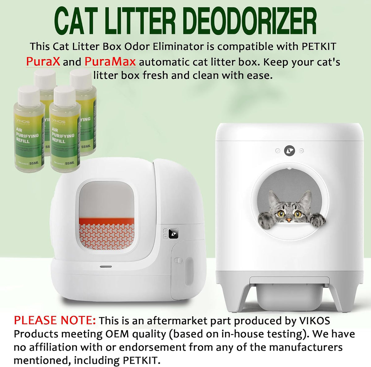 Cat Litter Deodorizer for PET-KIT PuraX PuraMax Self-Cleaning Litter - Fresh Lotus - image 4
