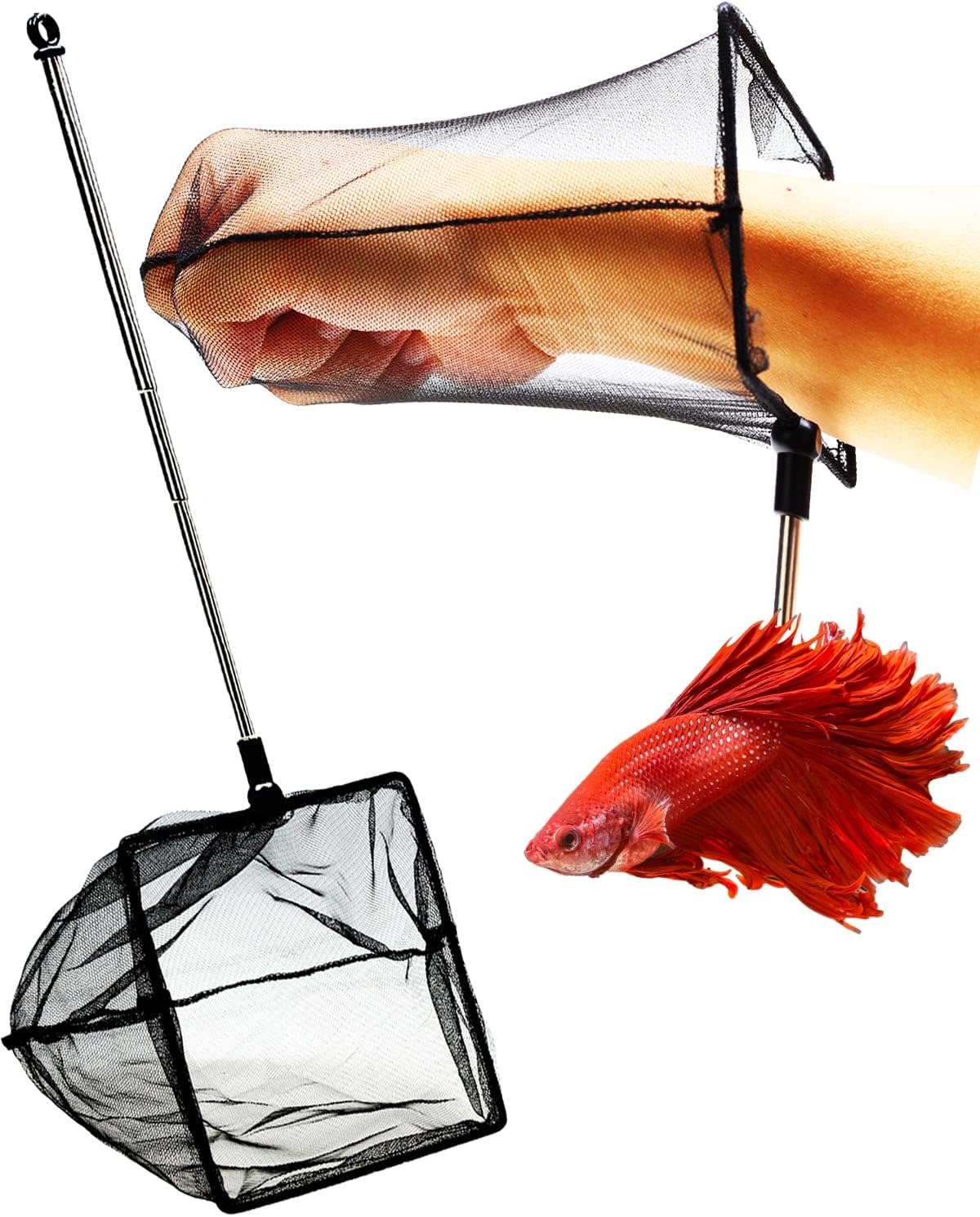 Aquarium Betta Fish Net Protect Delicate Fin
