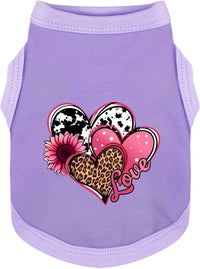 Discover Cozy Cotton Canine Wear: Soft, Lightweight - Purple / L-(10~13lb) | Back(~15.7")