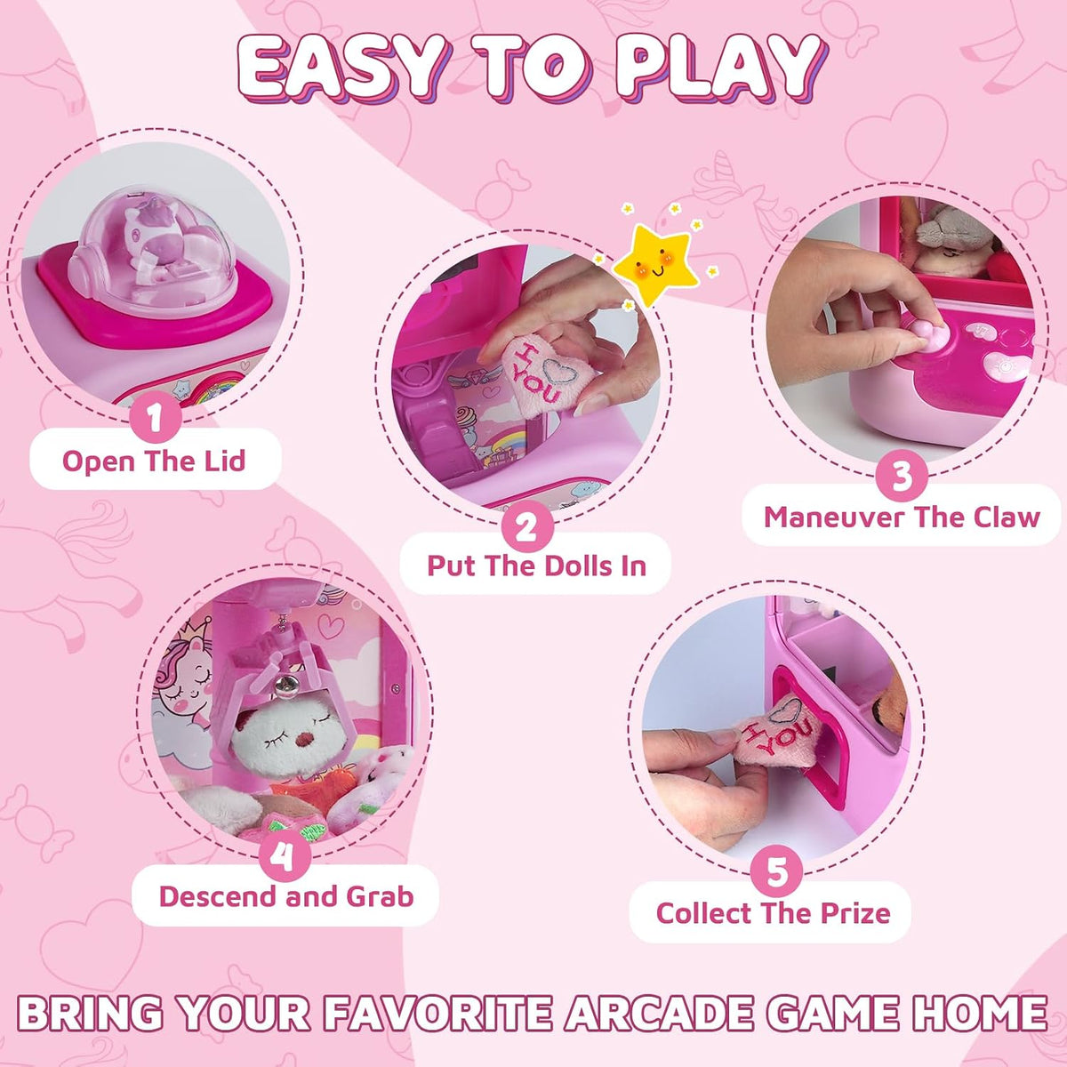 Marlrin Claw Machine for Kids - image 3