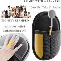 Whisker Gizmo Pet Hair Remover，Reusable Pet Hair Remover Glove，Pet Hair Removal Glove, Ultimate Pet Grooming Glove for Cats & Dogs - Dual-Sided Electrostatic Pet Hair Remover Mittens (2PCS)
