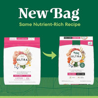 Nutro Ultra Adult Small Breed Dry Dog Food, Chicken, Lamb and Salmon Protein Trio, 12 lb Bag