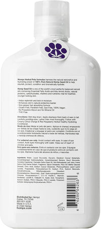 Hempz Petz, Dog Shampoo, Sweet Pineapple & Honey Melon Herbal Sensitive Shampoo, Soothing Oatmeal Complex,17 oz.