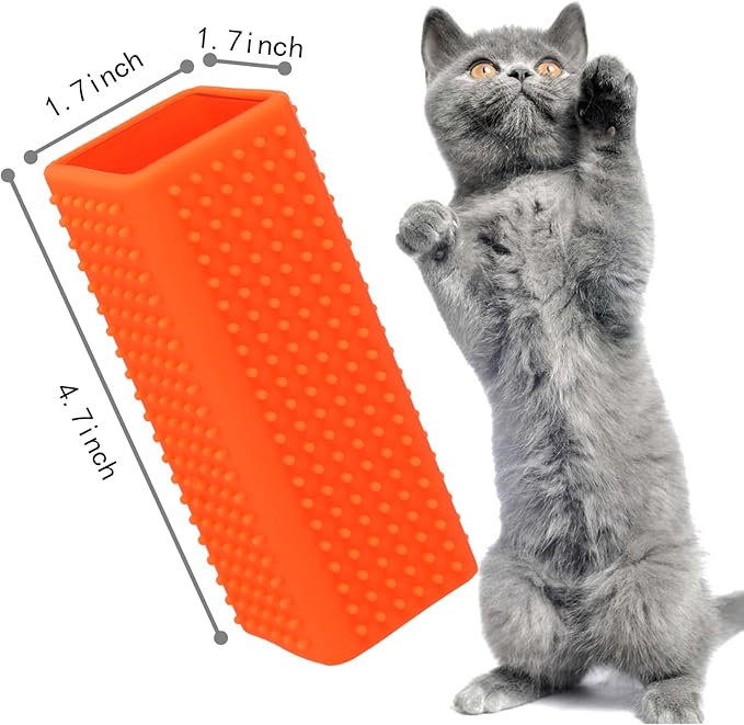 2pcs Pet Dog Cat Hair Remover, Pet Hair Removal Tool, Hollow Cleaner Brush for car，Interior, Furniture, Sofa (blue and yellow)