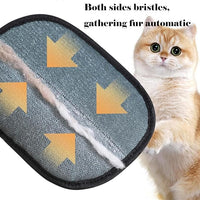 Reusable Pet Hair Removal Gloves, Electrostatic Hair Remover, Efficient Grooming Gloves for Pet Hair, Dog and Cat Fur Electrostatic Gloves for Couch, Clothes, Carpet, Bed Sheet