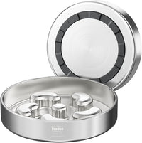 Feedoo Slow Feeder Dog Bowl-2Cups for Medium Breeds - Spiral-1Pack / M 2~2.5Cups