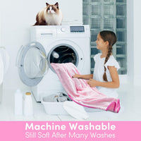 Stuffed Premium Soft Dog Blanket Washable - Pink / XL(66x82") - image 4