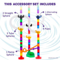 Marble Genius Pipe & Sphere Marble Run Accessory Set – Fun for Kids & Family - image 3