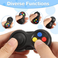 Civaner fidget controller clicker pads, 12 small game pad toys in mixed colors - view 8
