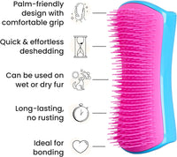 Pet Teezer De-Shedding Dog Brush for Long Hair Breeds, Large - image 4