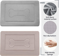 Large Dog Bed Soft Dog Crate Pad Mat 42 in Non-Slip Bottom Washable - 42.0"L x 28.0"W x 1.2"Th / Clay Gray - image 2