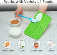 MateeyLife Lick Mat for Dogs & Cats - Blue&Green / 9.9'' × 6'' - image 3