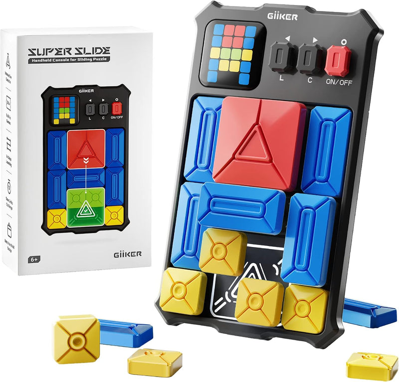 GiiKER Super Slide Puzzle Game, 500+ Challenges - Black