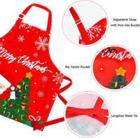 PASHOP rainbow unicorn kids apron 2 pack with front pockets in waterproof polyester - view 13