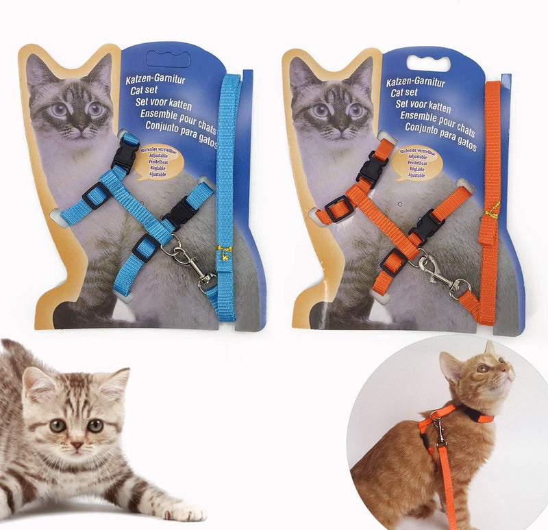 2 Pack Cat Harness and Leash