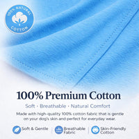 Lovelonglong Pet Clothing Dog Costumes Basic Blank T-Shirt Tee Shirts - XS (-5lbs) / Light-blue - image 2