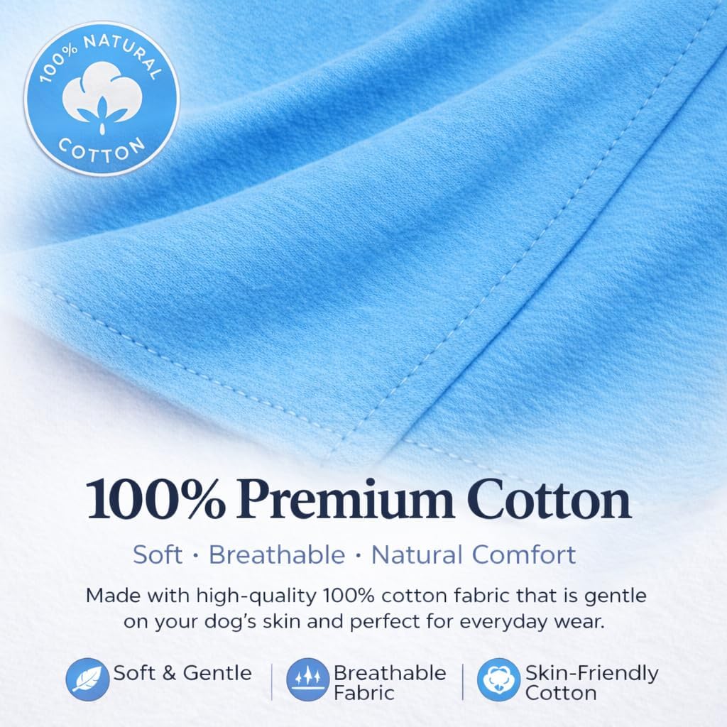 Lovelonglong Pet Clothing Dog Costumes Basic Blank T-Shirt Tee Shirts - XS (-5lbs) / Light-blue - image 2
