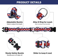 Martingale Dog Collar with Buckle - Star / Medium - image 4
