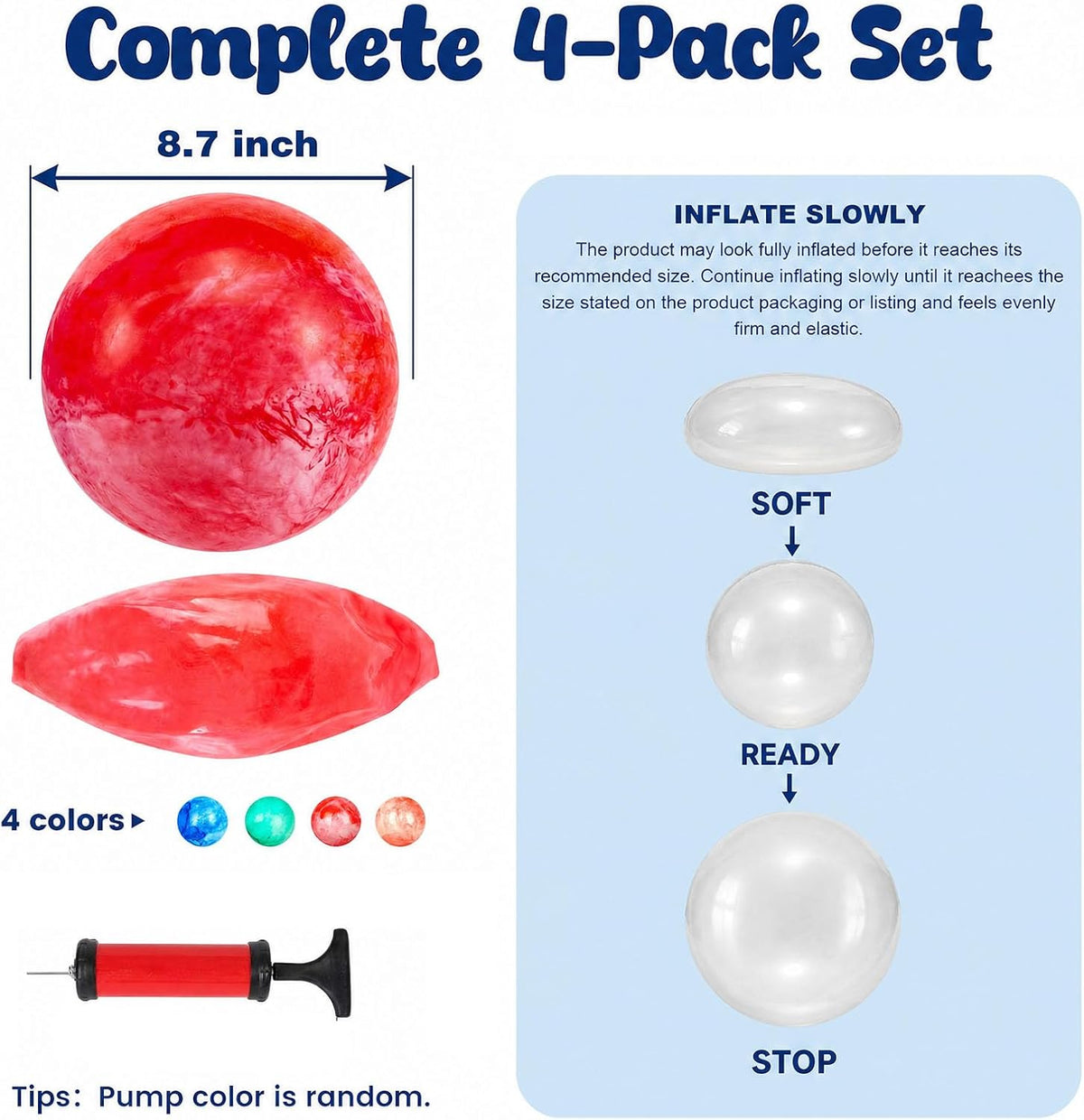 AMOR PRESENT 4 PCS Playground Balls - image 2