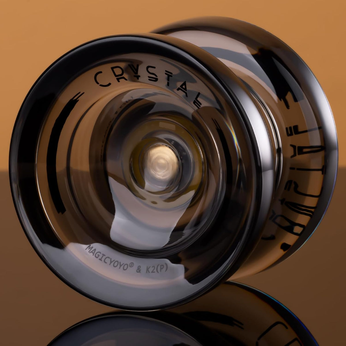MAGICYOYO N11 Metal Yoyo Professional Responsive & Unresponsive Trick - N11 Blak Golden+K2 Black - image 3
