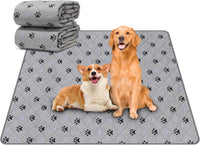 2 Pack 72"x 72" Waterproof Non Slip Wee pad，Reusable Washable Pee - 36x41 Inch (Pack of 2)