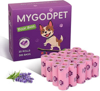 Dog Poop Bags Rolls with Dispenser 150 Count Biodegradable Bags - 1 Count (Pack of 300) / B-Purple(Lavender)-300 Bags