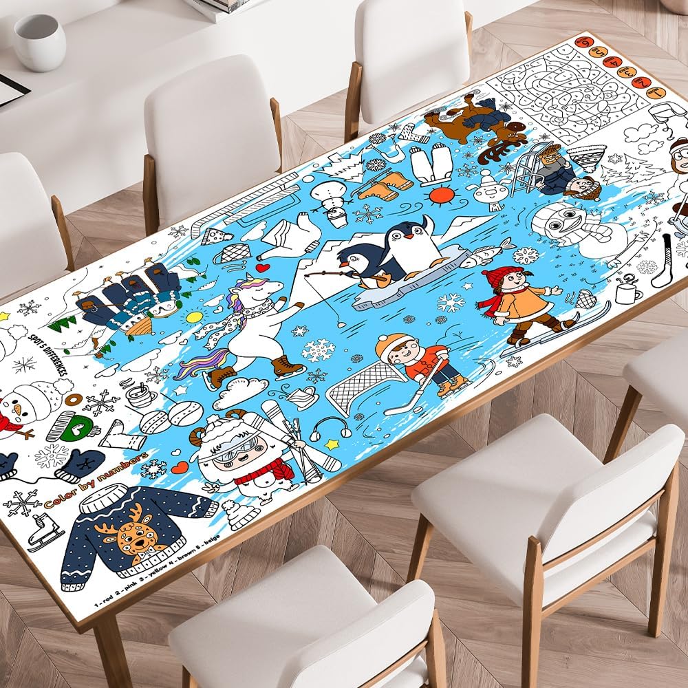 SPERINGEEN Halloween Tablecloth Decorations - Winter