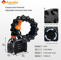 Aacabo two way water table pump with suction cups and a swivel outlet tube - view 22