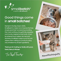 smallbatch Pets Freeze Dried Cat & Dog Treats, 1.25oz - Alaskan Pollock, Organic High Protein Treats, Omega 3 Fatty Acids, Gluten Free, Grain Free, Made in The USA, Ethically Sourced, Single Protein