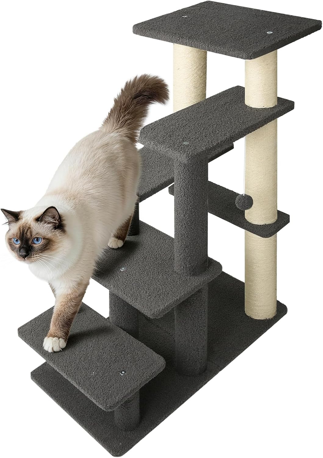4-Step Pet Steps for Cats/Dogs - Gray / 1 / 5-step
