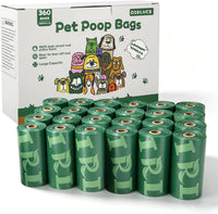 24 Rolls 240 Coreless Dog Poo Bags - 360 Count (Pack of 1)