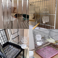 Pet Bird Water Feeder, 13.5 Oz Parrot Water Dispenser, Bird Cage Suspended Automatic Water - 2PCS - image 2