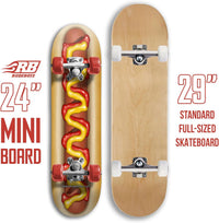 Rude Boyz 24 inch mini cruiser skateboard for kids with aluminium trucks - view 7