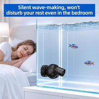 FREESEA Magnetic Wave Maker for Aquarium: 1s Mounts on 15mm Glass - 1050 GPH (Black) - image 3