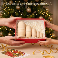 Koogel Blank Nesting Dolls, Wooden, 6 Set – Fun for Kids & Family - image 2