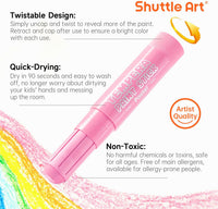 Tempera Paint Sticks, 15 Colors Solid Tempera Paint for Kids - 20 Pastel Colors - image 4