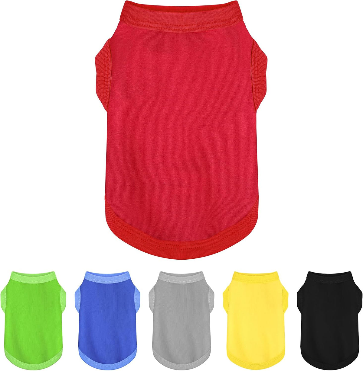 Elevate Your Dog's Fashion Quotient with Colorful and Breathable - 2XL-(28~38lb) | Chest(~25.5") / Red