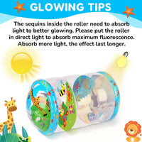 Crawling & Walking Baby Toys 6-12 Months Glowing Inflatable Rolling - image 4